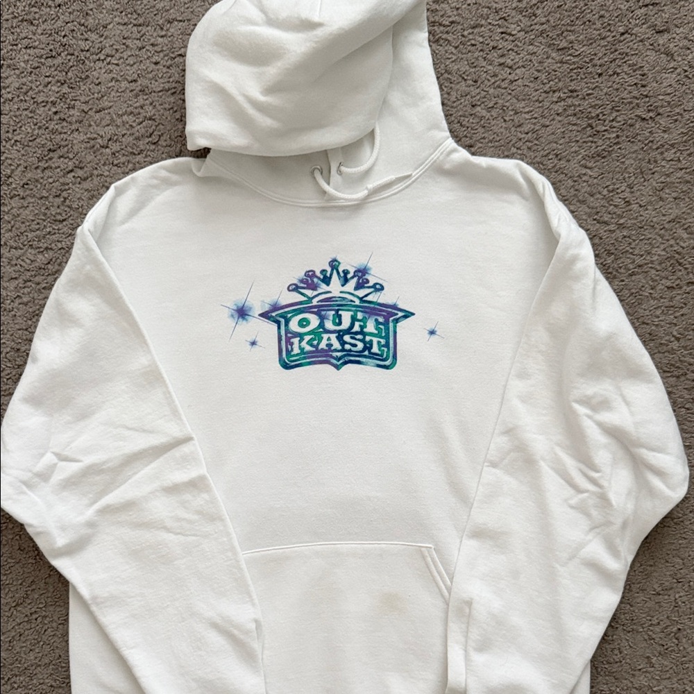OutKast Hoodie - Official Merch Tie Dye Logo Front/Back Design Size Large